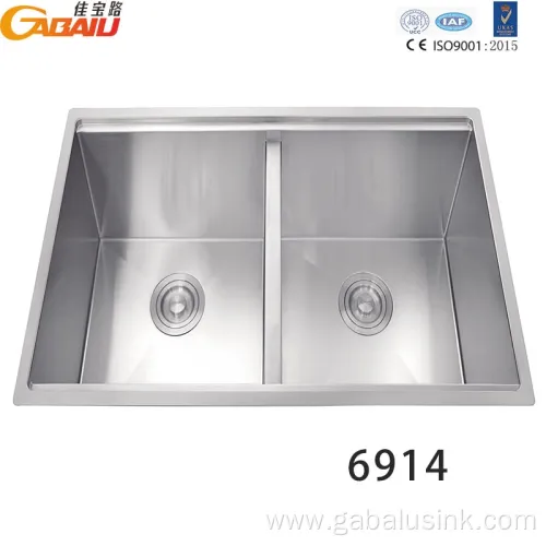 SUS 304 Stainless Steel Handmade Kitchen Sink